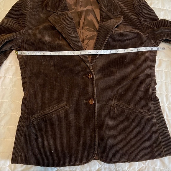 Vintage Sears chocolate brown corduroy blazer Medium - Picture 4 of 7